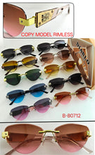 Load image into Gallery viewer, Eagle Vision Rimless Sunglasses B-80712