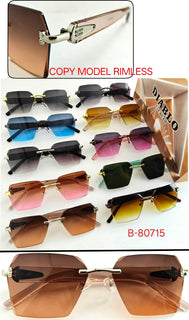 Eagle Vision Rimless Sunglasses B-80715