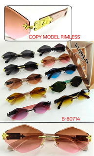 Eagle Vision Rimless Sunglasses B-80714