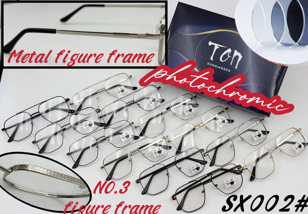 EVX SX002 Photochromic Metal Ready-to-Use Photochromic Glasses