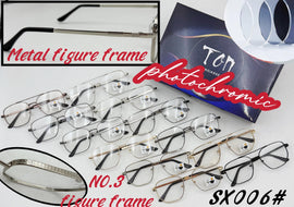 EVX SX006 Photochromic Metal Ready-to-Use Photochromic Glasses