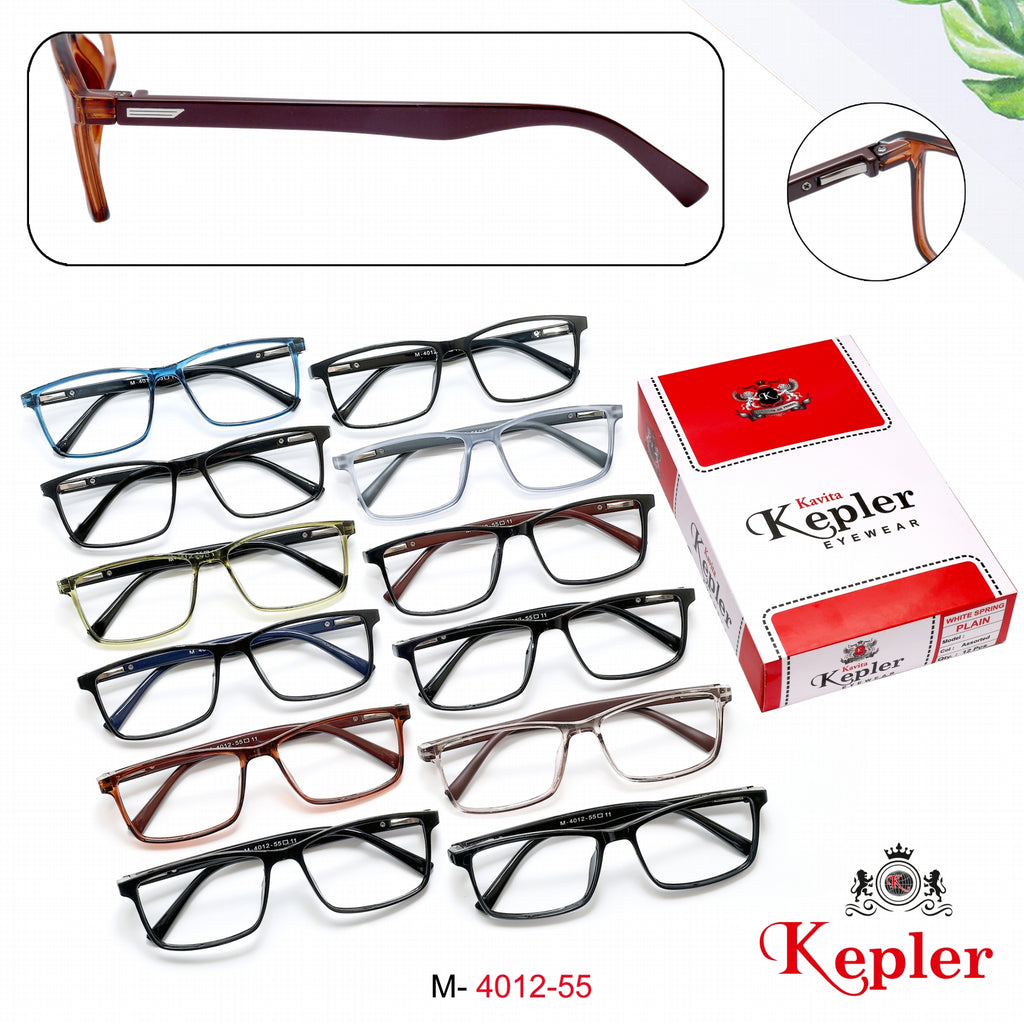 Kepler M-4012-55 | TR90 Optical Frame with Spring Hinges