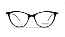 Load image into Gallery viewer, Cat Eye Crystal Studded Chakshu 1091 Plastic Specs For Women Black