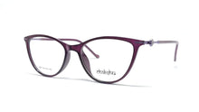 Load image into Gallery viewer, Cat Eye Crystal Studded Chakshu 1091 Plastic Specs For Women Shiny Purple