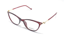 Load image into Gallery viewer, Cat Eye Crystal Studded Chakshu 1091 Plastic Specs For Women Shiny Red