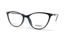 Load image into Gallery viewer, Cat Eye Crystal Studded Chakshu 1091 Plastic Specs For Women Matt Black