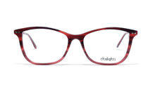 Load image into Gallery viewer, Chakshu 20058 Eagle Vision X Big Round Acetate + Metal Handle Light Weight Spectacle Frame Red