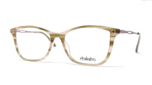 Load image into Gallery viewer, Chakshu 20058 Eagle Vision X Big Round Acetate + Metal Handle Light Weight Spectacle Frame  Brown