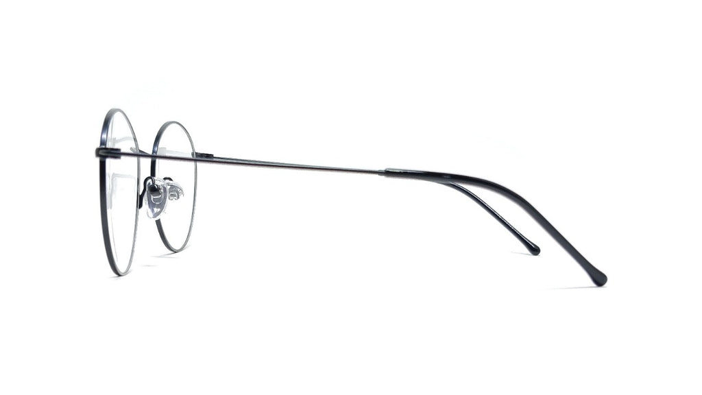 Brass Goat By Eagle Vision X - Round Metal Spectacle Frame - 22337 SILVER