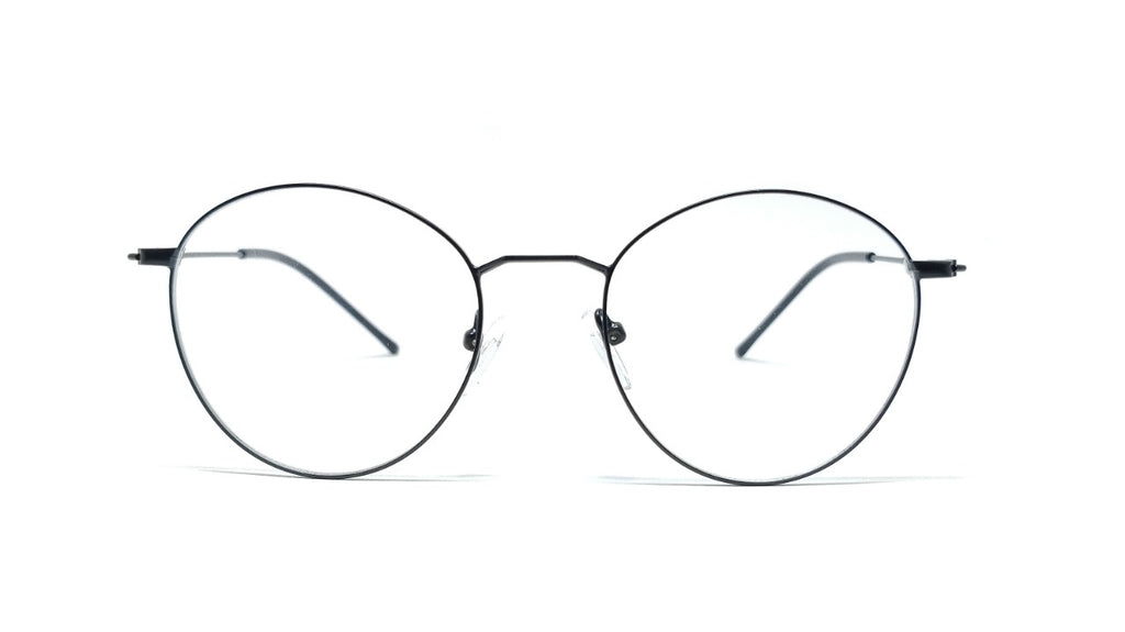 Brass Goat By Eagle Vision X - Round Metal Spectacle Frame - 22337 SILVER