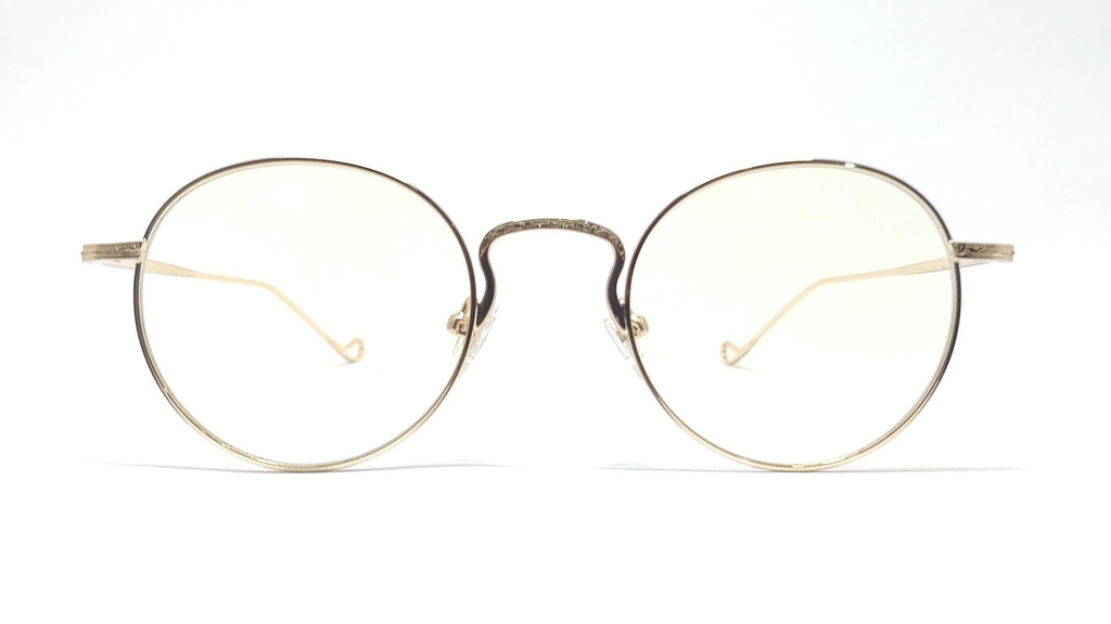 Brass Goat S 22147 - Round Light Weight Metal Glasses Frame Eagle Vision X