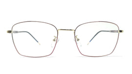 Brass Goat By Eagle Vision X - Square Metal Spectacle Frame - 22321 GOLD