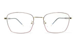 Brass Goat 22321 - Square Full Rim Metal Glasses Frame Eagle Vision X