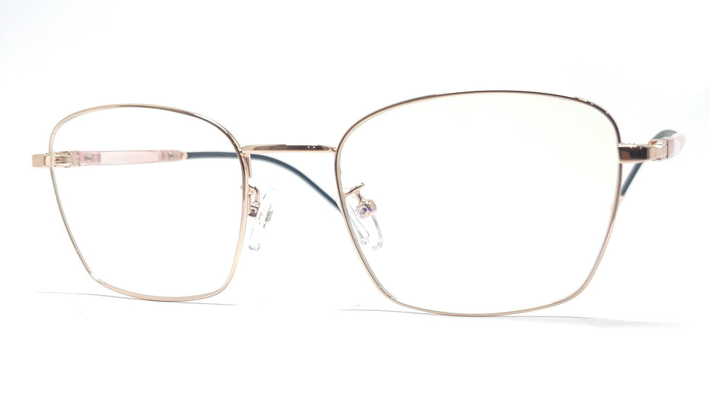 Brass Goat By Eagle Vision X - Square Metal Spectacle Frame - 22321 GOLD