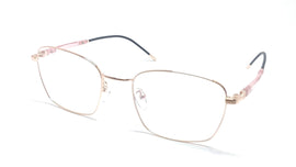 Brass Goat By Eagle Vision X - Square Metal Spectacle Frame - 22321 GOLD