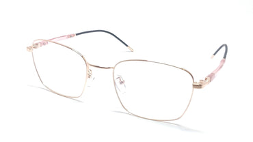 Brass Goat By Eagle Vision X - Square Metal Spectacle Frame - 22321 GOLD