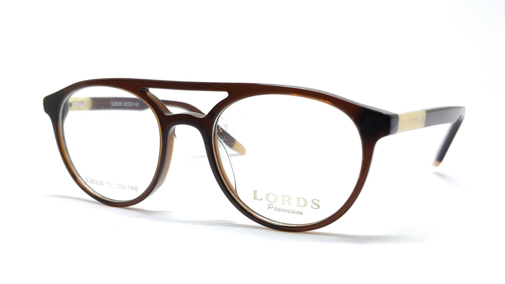 Lords L 206 - Full Rim Round Acetate Frame Eagle Vision X