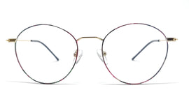 Brass Goat By Eagle Vision X - Round Metal Spectacle Frame - 22337 BLACK