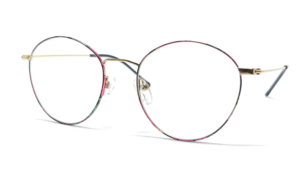 Brass Goat By Eagle Vision X - Round Metal Spectacle Frame - 22337 GOLD