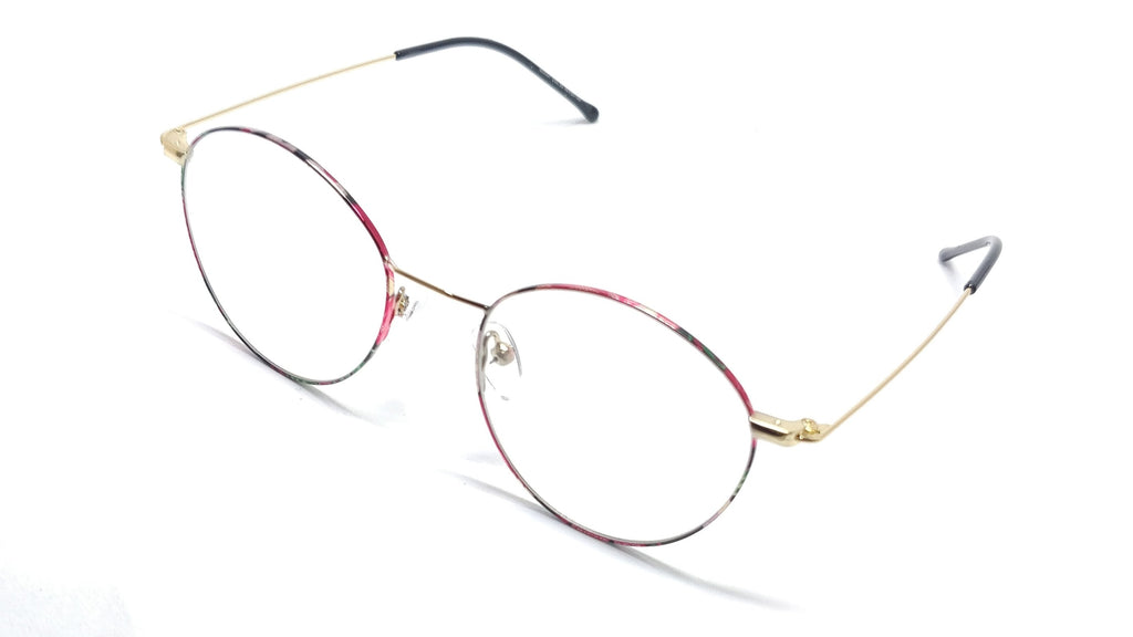 Brass Goat By Eagle Vision X - Round Metal Spectacle Frame - 22337 GOLD