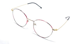 Brass Goat By Eagle Vision X - Round Metal Spectacle Frame - 22337 GOLD