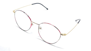 Brass Goat By Eagle Vision X - Round Metal Spectacle Frame - 22337 GOLD