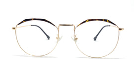 Brass Goat - Hexagon-Round Metal Spectacle Frame - 9356 GOLD