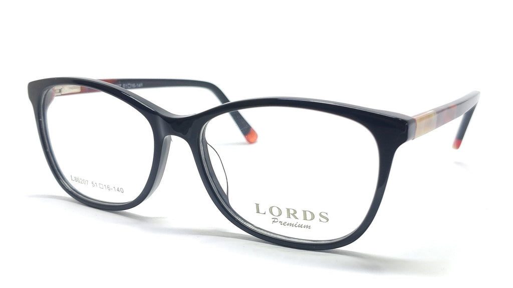 Lords L 207 - Full Rim Square Acetate Glasses Frame Eagle Vision X