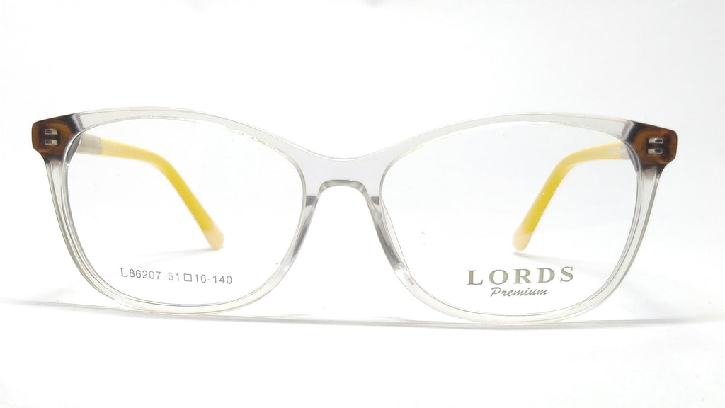 Lords L 207 - Full Rim Square Acetate Glasses Frame Eagle Vision X