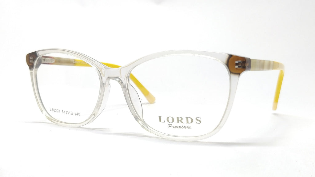 Lords L 207 - Full Rim Square Acetate Glasses Frame Eagle Vision X