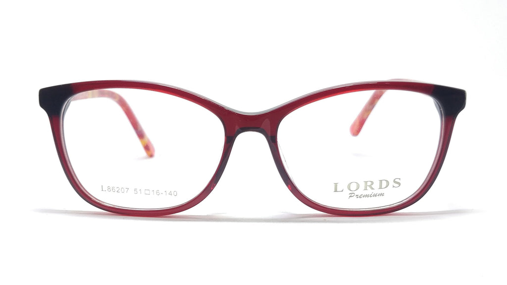 Lords L 207 - Full Rim Square Acetate Glasses Frame Eagle Vision X