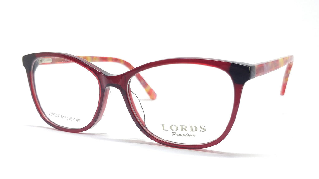 Lords L 207 - Full Rim Square Acetate Glasses Frame Eagle Vision X