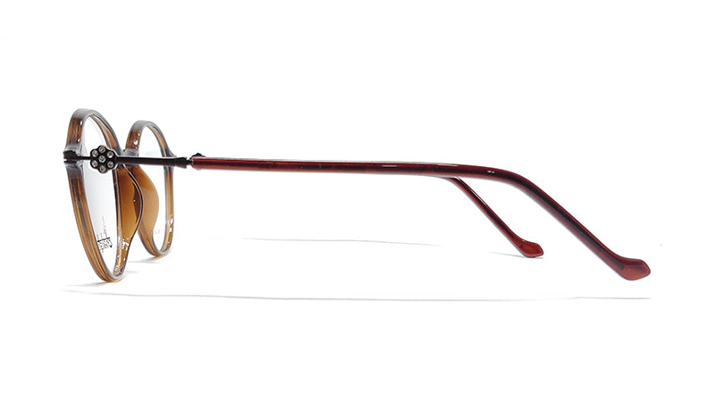 Chakshu 1092 - Crystal Studded Cat Eye Tr90 Glasses Frame Eagle Vision X
