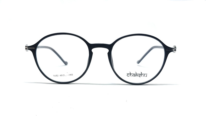 Chakshu 1092 - Crystal Studded Cat Eye Tr90 Glasses Frame Eagle Vision X