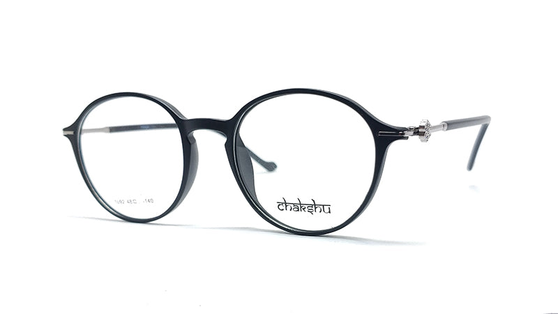 Chakshu 1092 - Crystal Studded Cat Eye Tr90 Glasses Frame Eagle Vision X