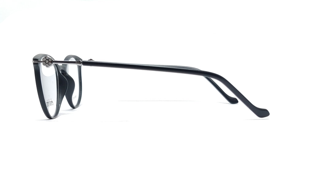Chakshu 1094 - Crystal Studded Cat Eye Tr90 Glasses Frame Eagle Vision X