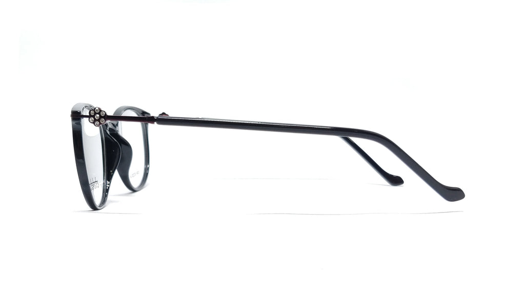 Chakshu 1094 - Crystal Studded Cat Eye Tr90 Glasses Frame Eagle Vision X