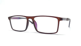 Eagle Vision X Classic Medium Square TR90 + Metal Handle Light Weight Spectacle Frame Brown