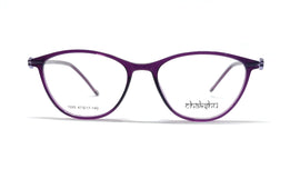 Chakshu 1095 - Crystal Studded Cat Eye Tr90 Glasses Frame Eagle Vision X