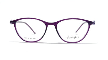 Chakshu 1095 - Crystal Studded Cat Eye Tr90 Glasses Frame Eagle Vision X