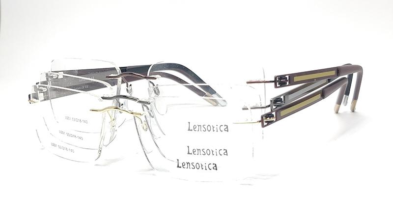 Eagle Vision X - Rimless Acetate  Spectacle Frame - L001