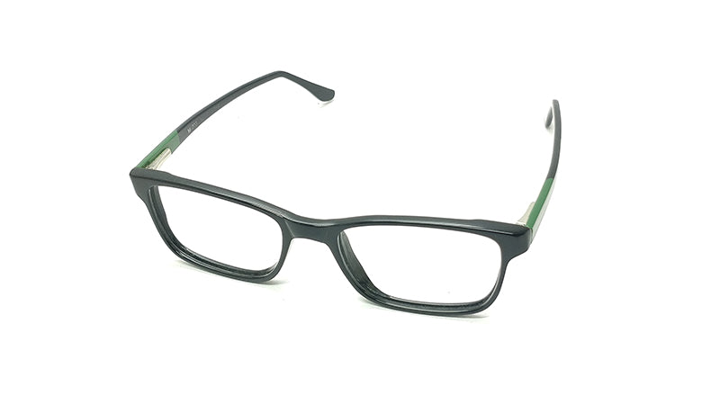 BLACK WITH GREEN