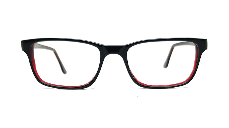 BLACK AND RED