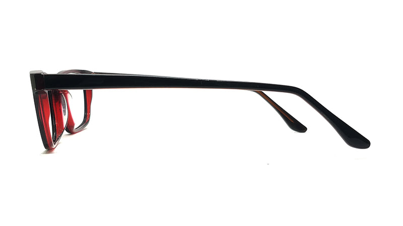 BLACK AND RED