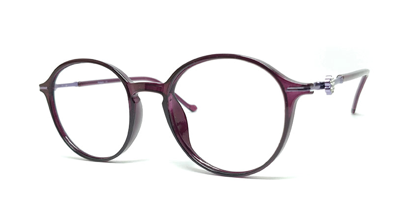 Chakshu 1092 - Crystal Studded Cat Eye Tr90 Glasses Frame Eagle Vision X