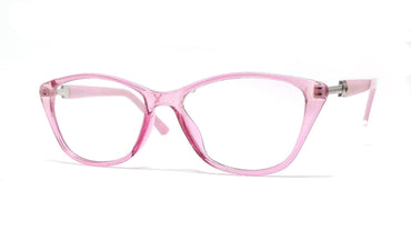 Eagle Vision X 60085 Ladies TR90 + Acetate New 2021 Light Weight Cat Eye Frame Transparent Pink