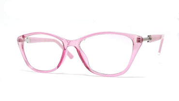 Eagle Vision X 60085 Ladies TR90 + Acetate New 2021 Light Weight Cat Eye Frame Transparent Pink