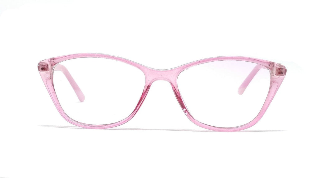 Eagle Vision X 60085 Ladies TR90 + Acetate New 2021 Light Weight Cat Eye Frame Transparent Pink