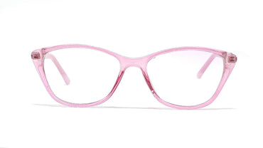 Eagle Vision X 60085 Ladies TR90 + Acetate New 2021 Light Weight Cat Eye Frame Transparent Pink