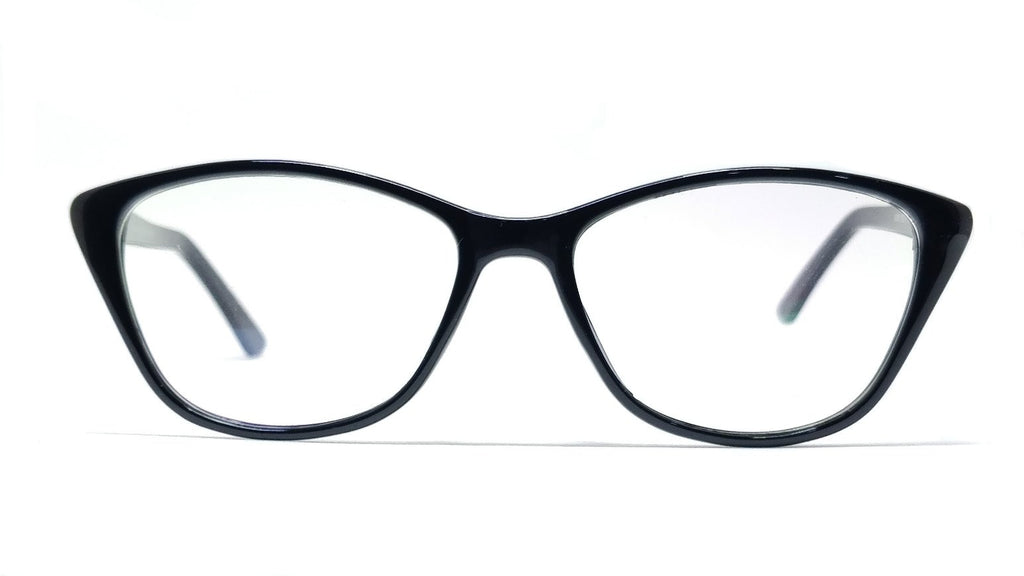 Eagle Vision X 60085 Ladies TR90 + Acetate New 2021 Light Weight Cat Eye Frame Shiny Black
